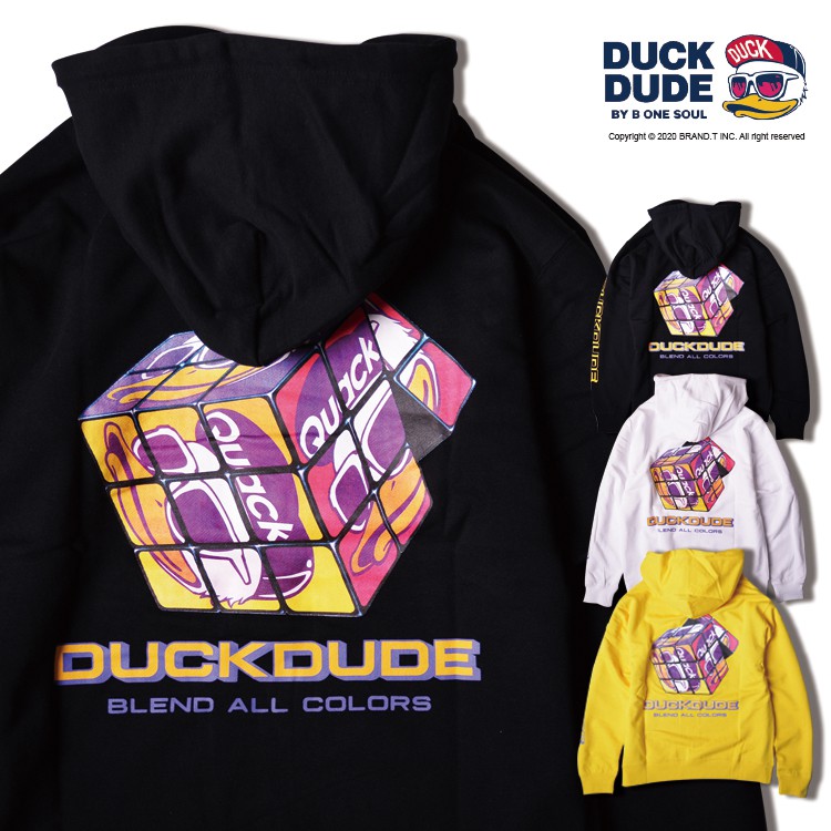 DUCK DUDE DD PUZZLE HOODIE 達酷鴨 鴨子 魔術方塊 魔方 帽T 3色