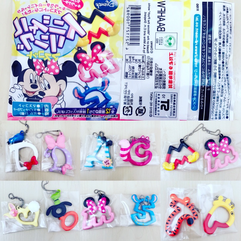 迪士尼 Disney 現貨 日本 正版 絕版 Rement 食玩 字母 匙扣 扭蛋 盲抽 維尼 唐老鴨 米奇 愛麗絲