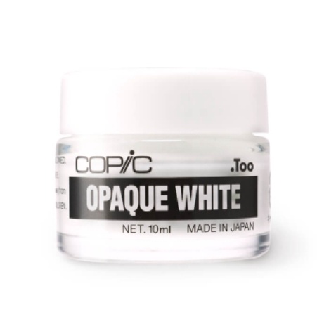 『ZSARTSHOP』日本 Copic 酷筆客 opaque white 不透明白色墨水 廣口瓶 超極白 10ml