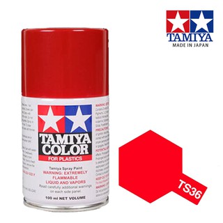 【鋼普拉】現貨 TAMIYA 田宮 模型 噴漆 噴罐 油性漆 #85036 TS36 TS-36 螢光橘紅色 100ml