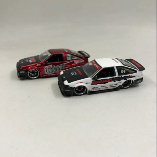 1:64|JADA||豐田|Toyota|AE86|賽車版|仿真合金車模型|拉力|JDM款|海拉|紅潤發