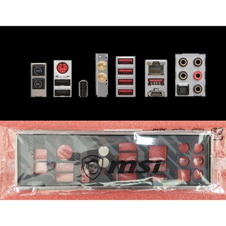 MSI 微星 X299 GAMING PRO CARBON AC 全新原裝彩色 加厚 海綿 後檔板 後檔片