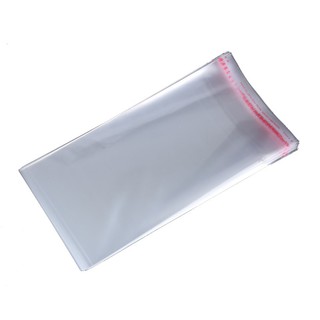 OPP自黏塑膠袋 含稅亮面透明 包裝袋雙面厚度5絲 自黏性透明包裝袋100入/包