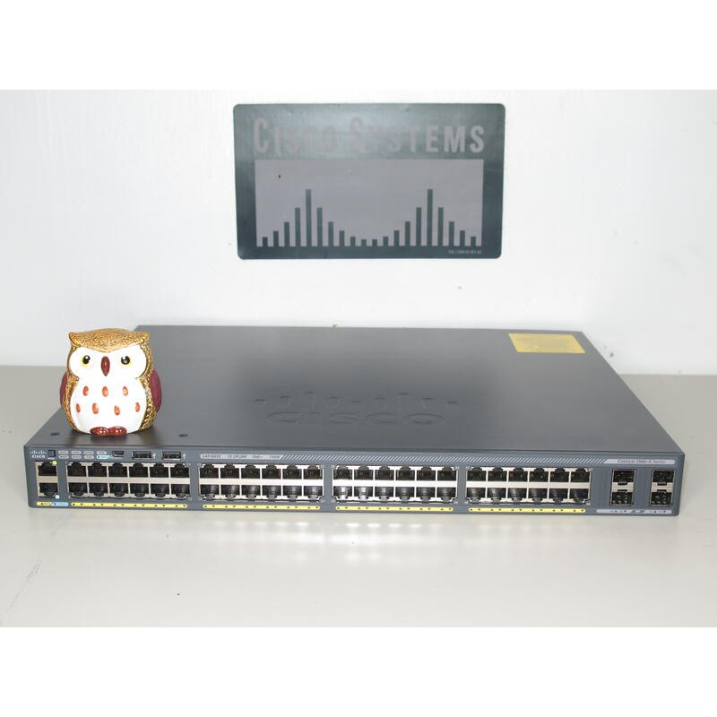 Cisco WS-C2960X-48FPS-L 48-Ports Switch PoE+ 740 Watt