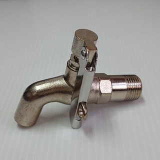 【臺灣製】加長附鎖共用栓 水龍頭 龍頭 壁式 牆壁 加長 四分 附鎖 共用栓 長栓