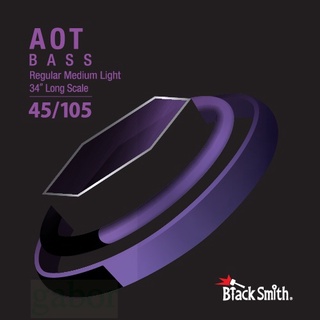 BlackSmith 貝斯弦 ANW45105 奈米碳纖維 AOT 薄包膜 34吋 4弦 韓國品牌【黃石樂器】