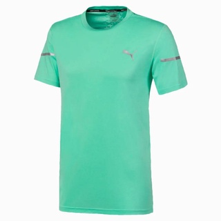 puma 慢跑系列runner id短袖t恤(m) 男短袖上衣 51895606 綠