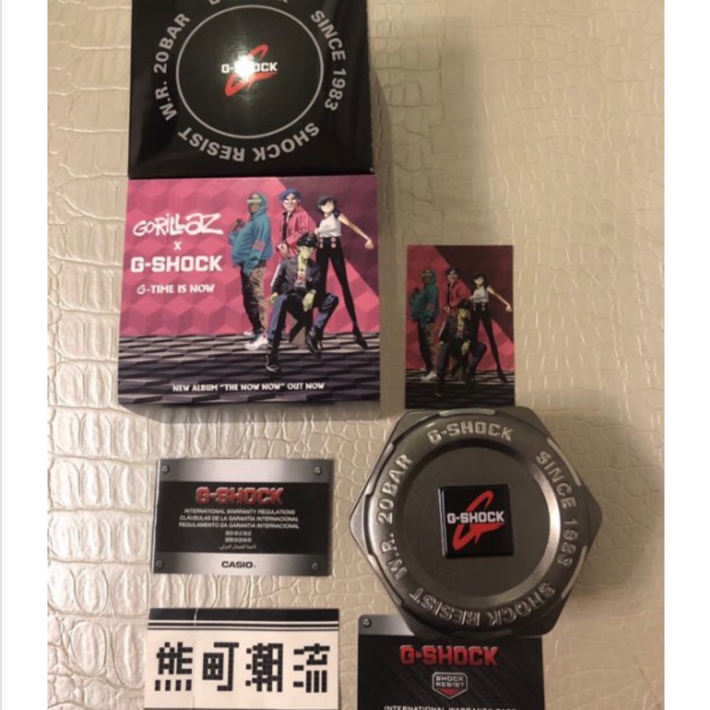 GORILLAZ x G-SHOCK 聯名企劃 DW-5600BB-1G