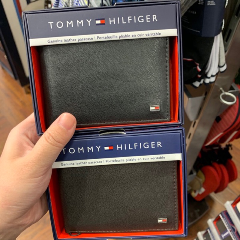 Tommy 男夾 現貨在台 mk男夾可預購 美國代購 下單儘速出貨 Tommy Hilfiger 男夾 短夾 黑色短夾