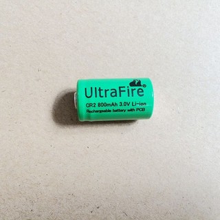 ultrafire神火CR2 3V 充電電池 引閃器/拍立得/測距儀電池 鋰電池(無帶保護板)