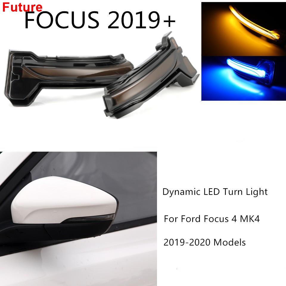 🌟汽車機車配件🌟新品現貨 19-20款 福特 Focus mk4 方向燈 左右後視鏡流水燈 可diy更換 直