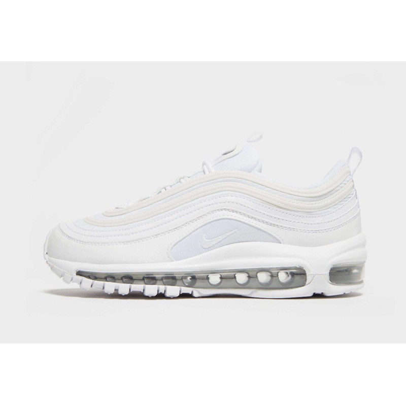 【歐美日正品】NIKE AIR MAX 97 全白 白藍 白色 大童鞋 女鞋 氣墊 復古 慢跑鞋