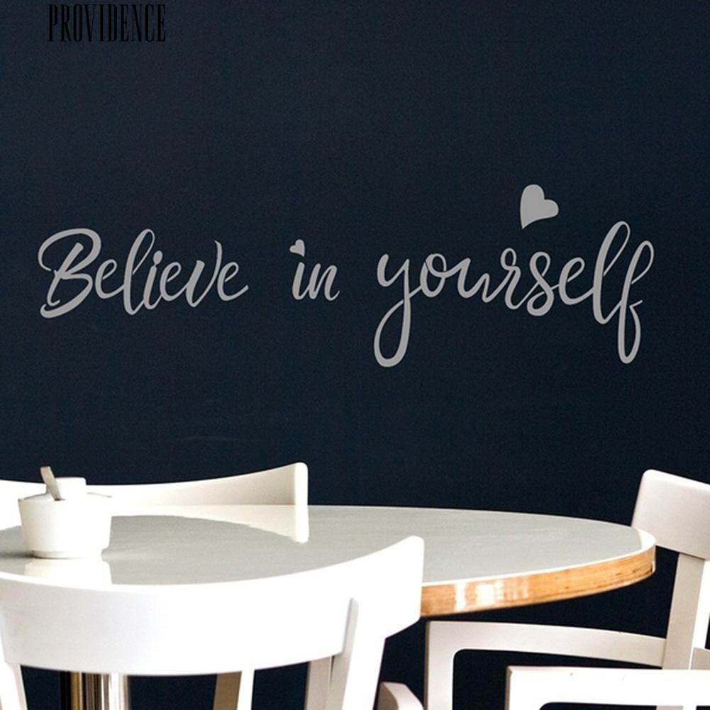 現貨壁貼 英文believe In Yourself勵志句子客廳臥室背景自粘牆貼 可批發 蝦皮購物