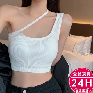【梨卡】隔日到貨 女裝 背心 小可愛【有胸墊】Bratop 短版上衣 吊帶背心 繞頸背心 性感BR1739【現貨24H】