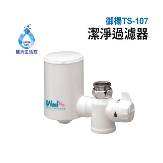【麗水生活】御楊 TS-107 過濾器 (白) 除氯 銀離子碳棒殺菌 過濾淨水 除氯過濾器 蔬果淨水器 洗蔬果 洗澡