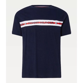 Tommy Hilfiger 徽標條紋 T恤 T-shirt 顏色：海軍藍