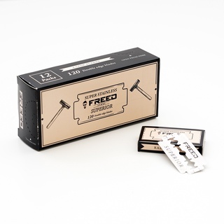 【FREED】雙刃刮鬍刀片（120片裝 / 通用雙刃安全刮鬍刀）Double Edge Blades 現貨 快速出貨
