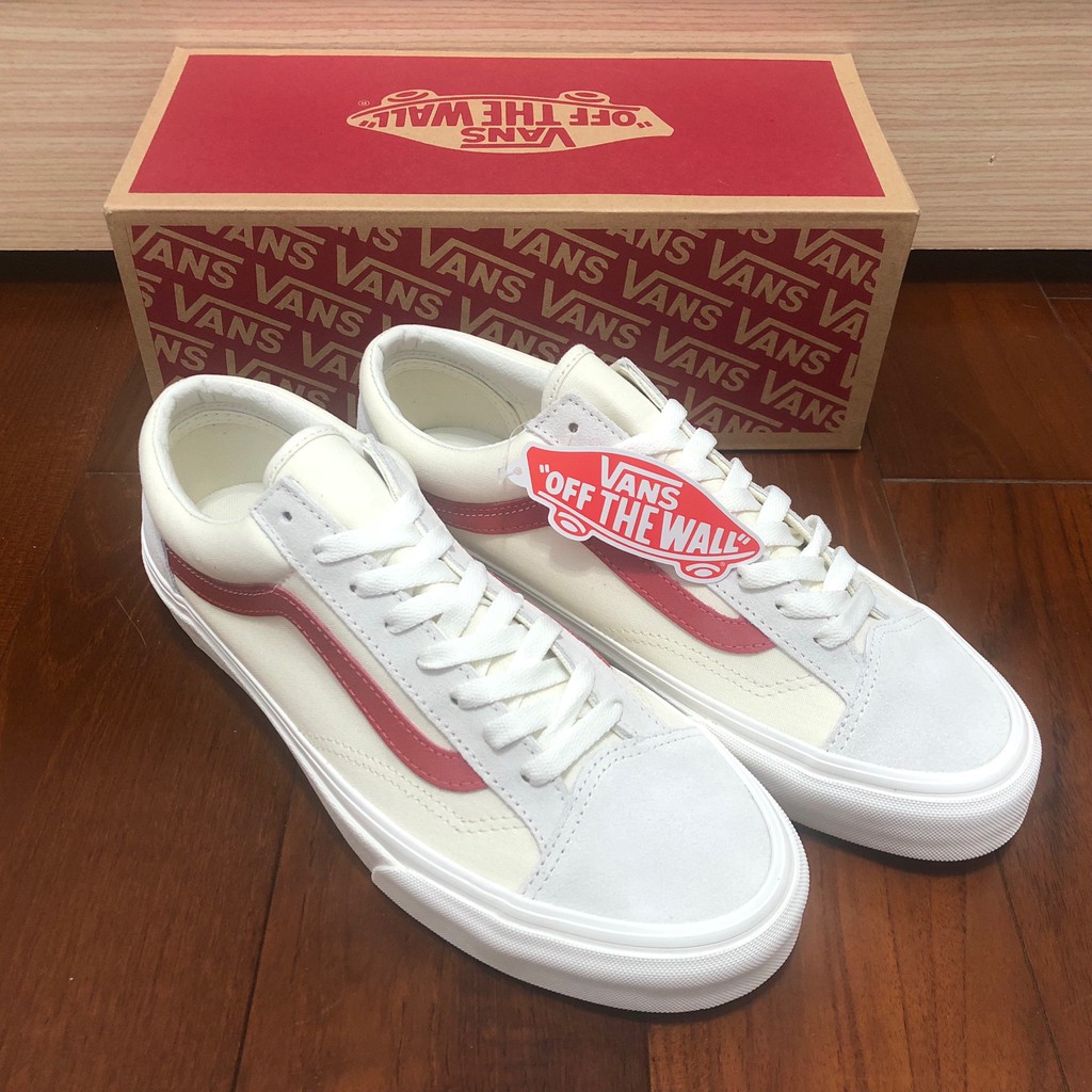 CHIEF’ VANS STYLE 36 GD 權志龍 白底 紅logo 紅線 台灣公司貨 亞洲限定 style36現貨