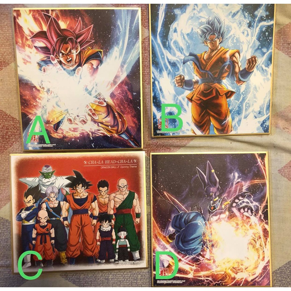 【ＫＳ現貨】日版商品 七龍珠 DRAGON BALL 色紙ART 12彈 孫悟空 悟飯 達爾 原畫 迷你色紙 紙卡 A