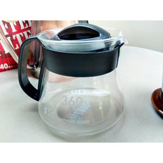 GLASSHOUSE台雋 SYG台玻 耐熱玻璃壺 360ml 咖啡壺 花茶壺 果汁壺玻璃壺台灣製造