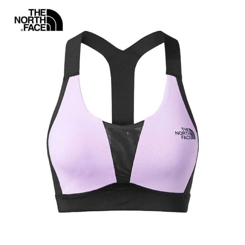 全新 The North Face北面女款粉紫色吸濕排汗運動內衣 L