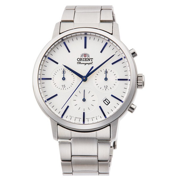 【時間光廊】ORIENT 東方錶 運動系列 鋼帶款 白色 原廠公司貨 錶徑4公分 RA-KV0302S
