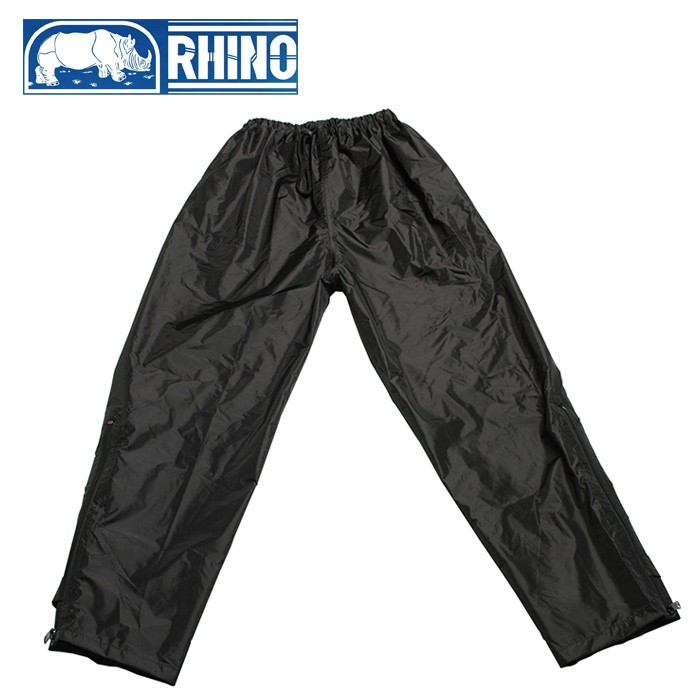 【Rhino 犀牛 台灣】雪巴透氣防水雨褲 防水褲 黑色 (PI-835)