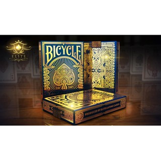 【USPCC撲克】BICYCLE 鍍金限量版 CODEX GILDED 撲克（無塑封）-S103049192