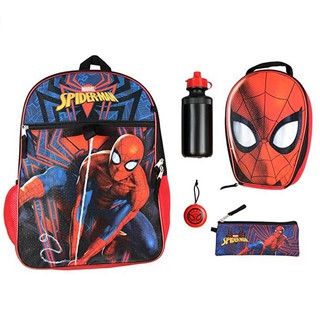 👍正版空運👍 美國復仇者聯盟 marvel 蜘蛛人 包包 後背包 背包 書包 兒童 水壺 餐袋 便當袋 筆袋