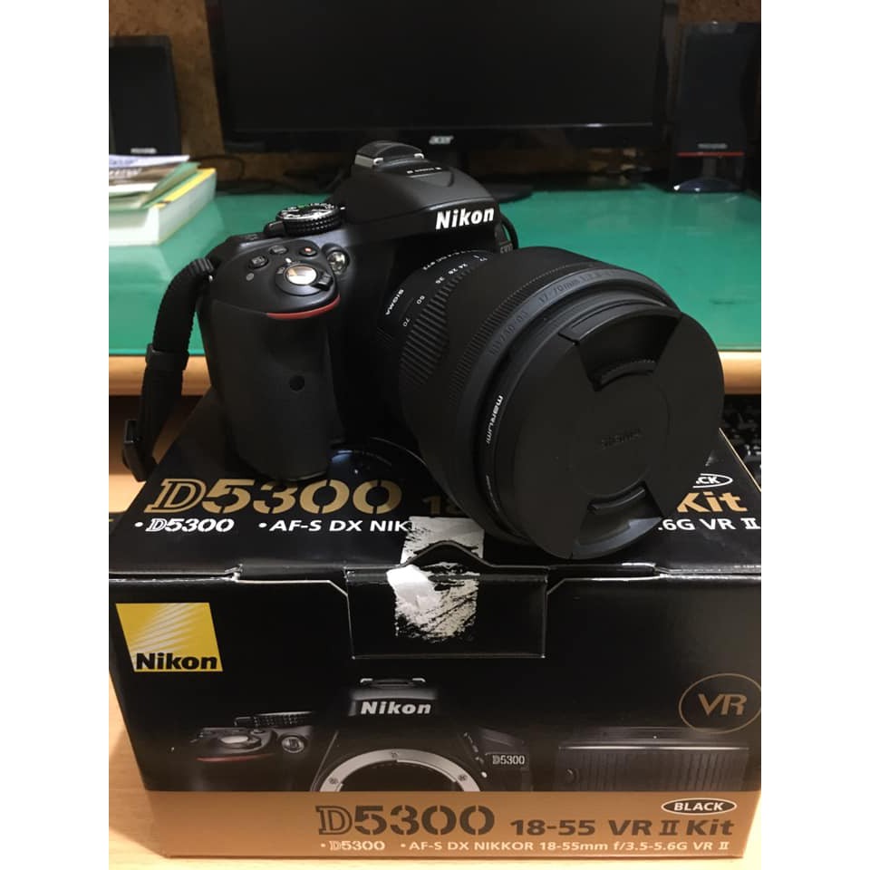 二手 Nikon D5300 數位單眼相機  SIGMA 17-70 F2.8-4鏡頭 盒裝完整