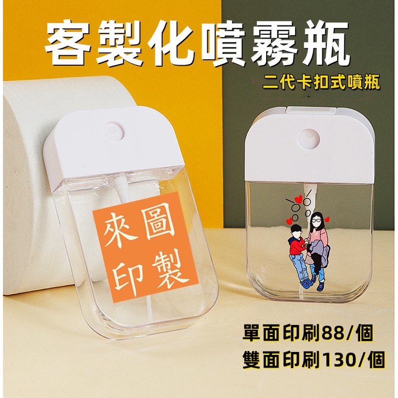 小籃子✨ 客製化 客製酒精噴瓶 鑰匙圈 小麥桔梗折疊餐具 卡片式噴霧瓶 噴霧瓶 客製化 卡扣式 酒精瓶 快速交件