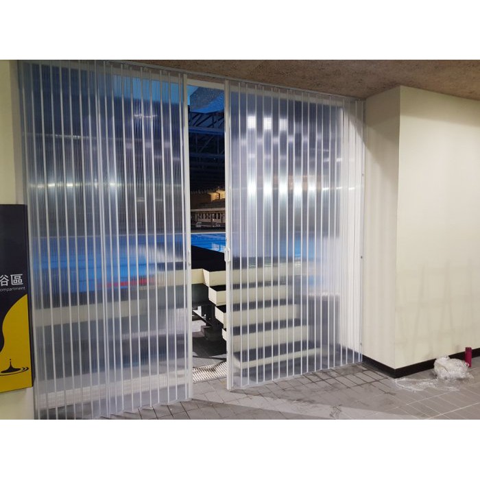 85mm半透明折疊活動拉門 塑膠拉門 透明拉門 促銷活動中 台中市 大里 太平 豐原 大雅 霧峰 蝦皮購物