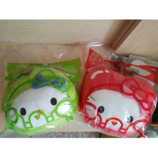 臺灣麥當勞限定 hello kitty 凱蒂貓 幸福洋梨抱枕 甜心蘋果抱枕