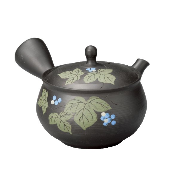 日本製 常滑燒 玉龍作 陶瓷茶壺(M246)