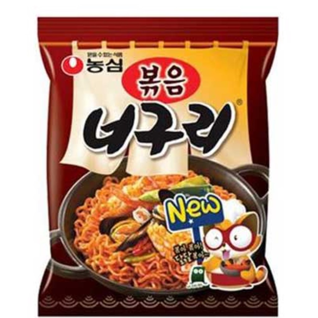 8月特價 韓國 內銷 農心 乾燒浣熊麵 (昆布海鮮風味) 137g/包 單包 乾麵 新品現貨