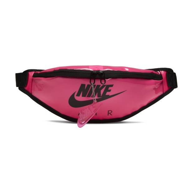 NIKE HERITAGE WAISTPACK 螢光黃 桃紅 半透明 防水 腰包【CW9259-702】