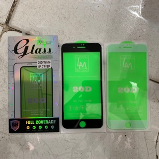 適用於 iPhone 7 Plus/ 8 Plus 螢幕保護膜的 20D 全屏玻璃