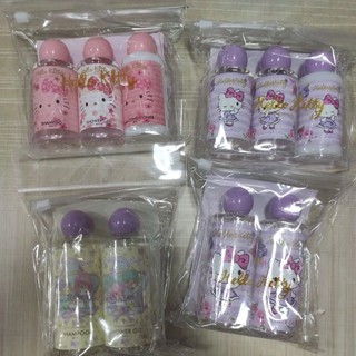 雙子星 hello kitty凱蒂貓 洗浴組 旅行組 沐浴乳 洗髮精 護髮潤髮乳