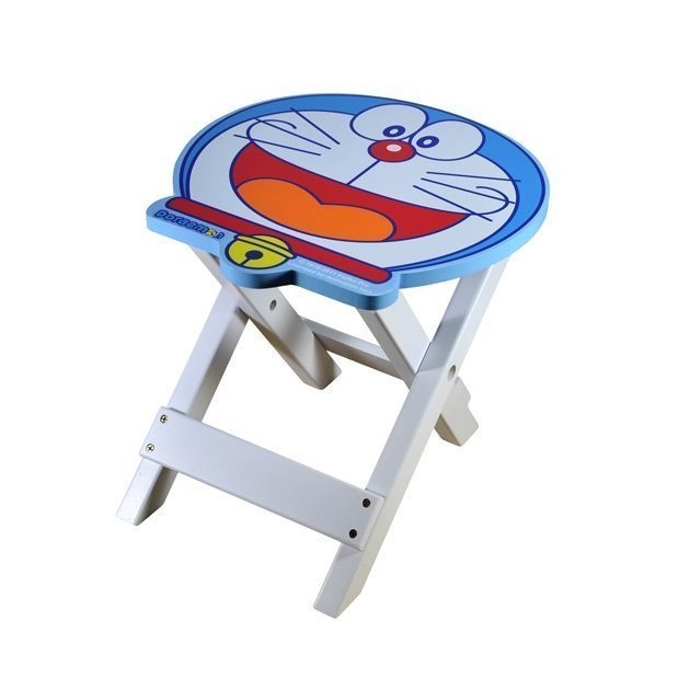 WDM-7332 正版 木製 哆啦a夢 折疊椅 矮凳 露營野餐椅