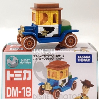 TOMICA 夢幻迪士尼系列 DM-18 胡迪警長高帽子造型小車