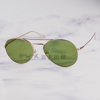 【LOOK路克眼鏡】 TOM FORD 太陽眼鏡 ACE-02 金框 綠色 TF551 28N