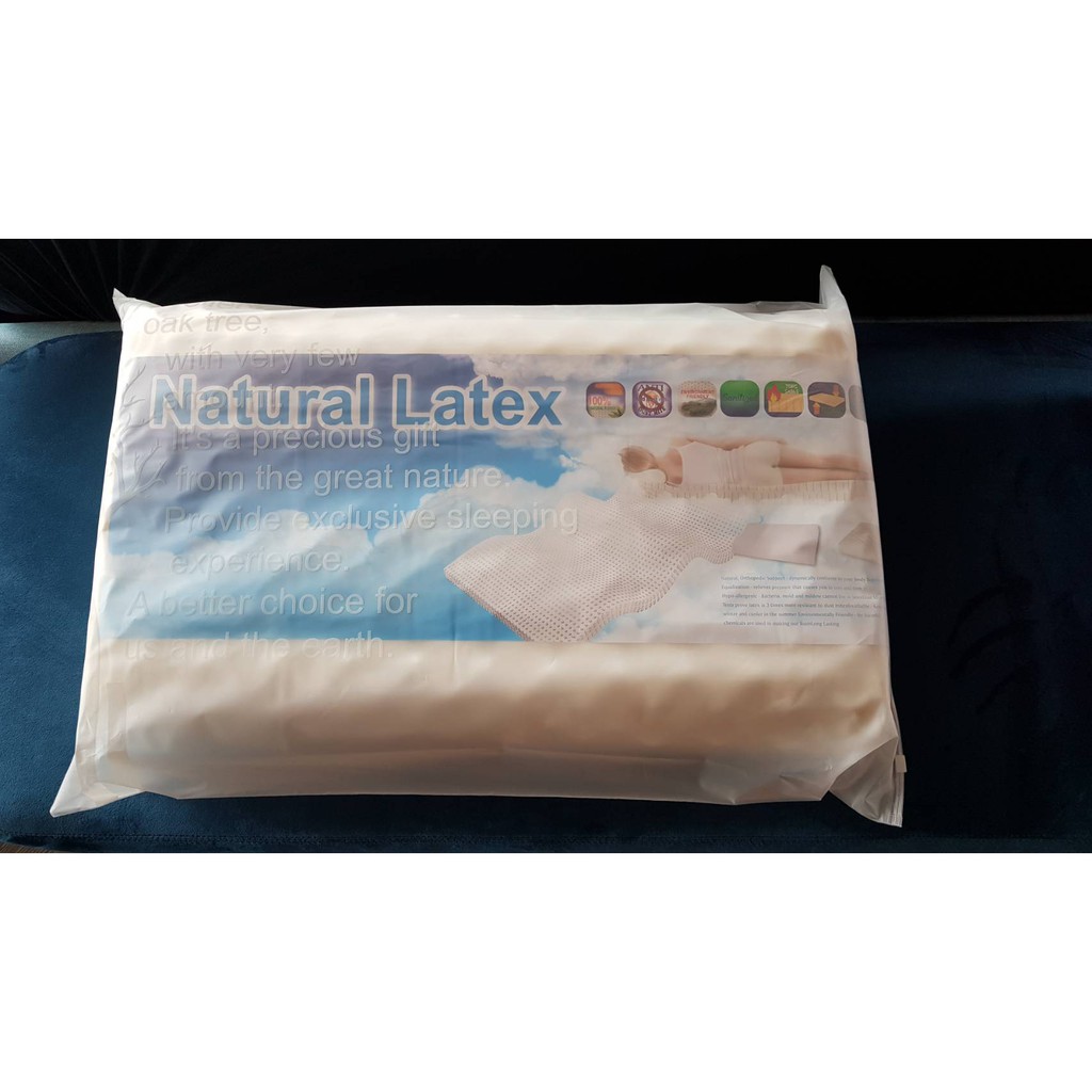 ‧°∴GOOD先生 ∴°‧ 高低按摩型Natural Latex Pillow 天然乳膠枕 免運現貨供應