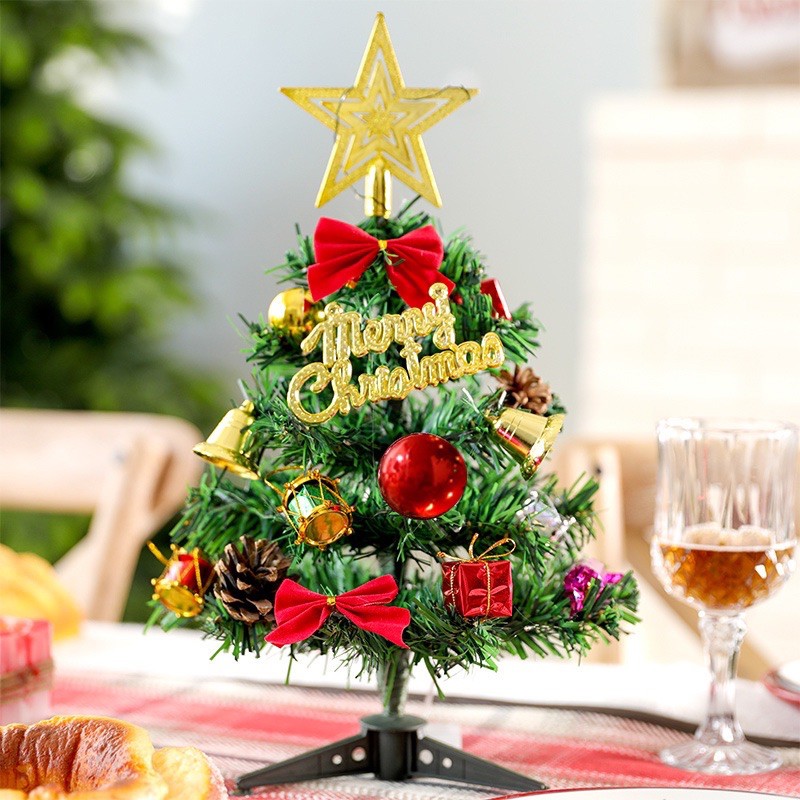 現貨🎄桌上型聖誕樹DIY🎄 📢📢買1顆聖誕樹，贈送14個配件📢📢