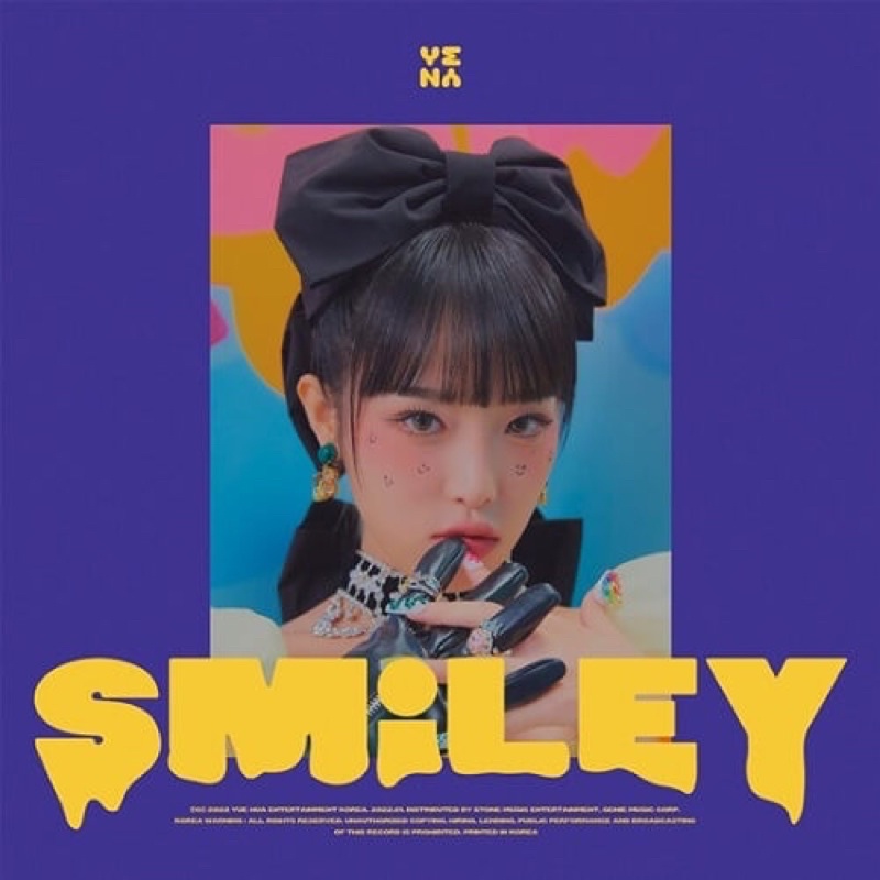 Yena 第一張迷你專輯 SMILEY 空專 SMILY版（IZ*ONE 崔叡娜）