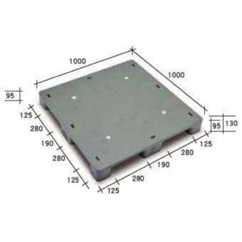 便宜賣全新南亞塑膠棧板 尺寸100*100 高13公分 需要請先私訊確認庫存