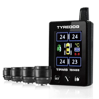 公司貨 保固一年 TYREDOG TPMS 胎外式 無線彩屏胎壓偵測器 TD-1400A-X