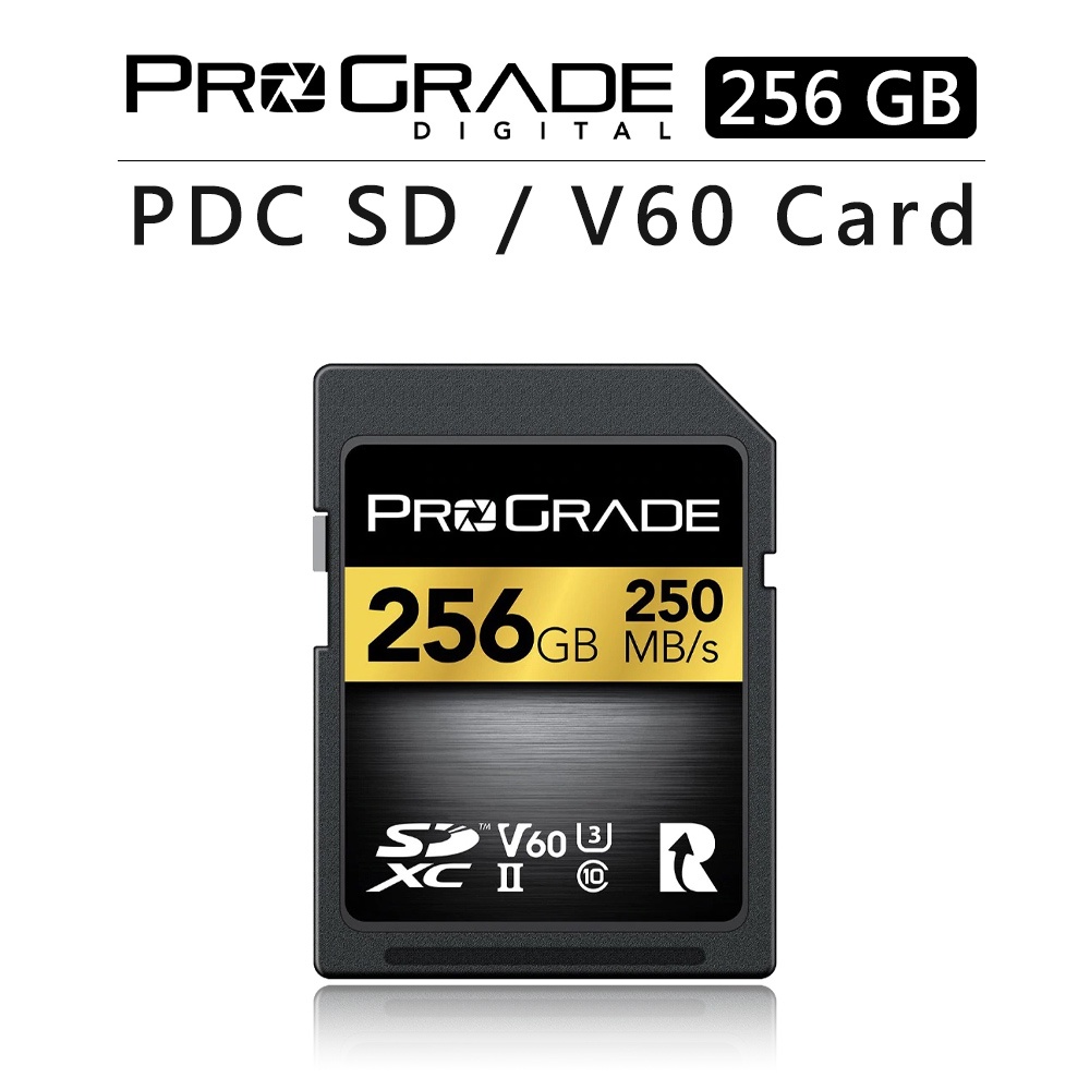 鋇鋇攝影 ProGrade PDC SDXC UHS-II V60 64G 128G 256G 記憶卡 單眼 相機 攝影