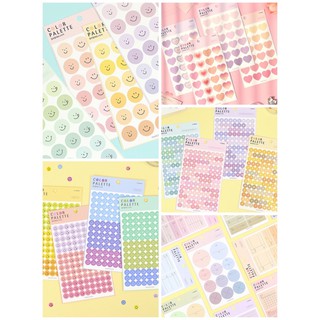 🌈VN韓國直送🌈Paperian 微笑 數字 愛心 memo 手帳貼紙 日誌裝飾貼 裝飾貼紙 貼紙收納（1袋2張)