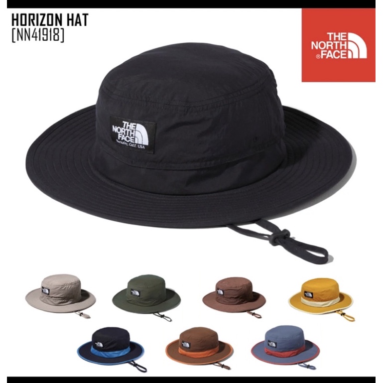【新品】THE NORTH FACE HAT 北臉 透氣 抗UV 漁夫帽 黑  Horizon Hat NN41918