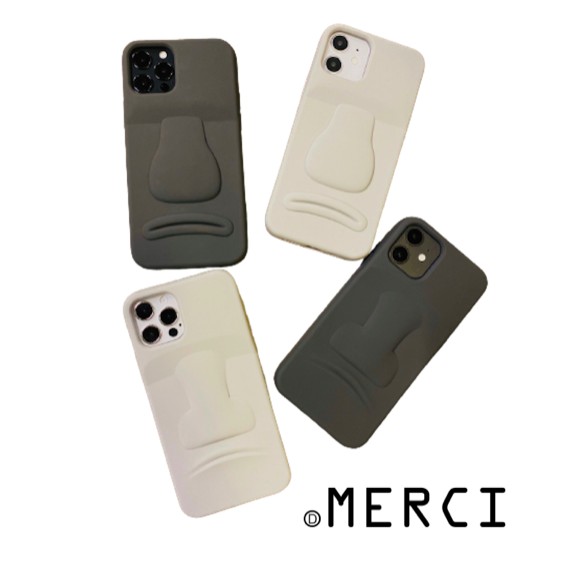 Merci Design 最新iphone12摩艾手機保護殼 蝦皮購物